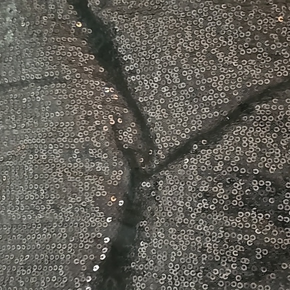 Grey, Ruched, Backless, Sleeveless,  Contrast Sequined and Mesh Mermaid … - Picture 10 of 10